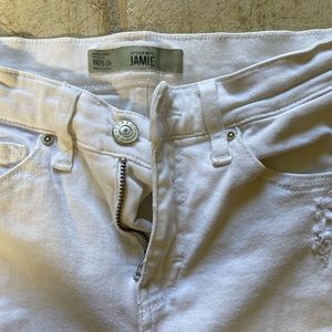 Top Shop White Jamie Jeans